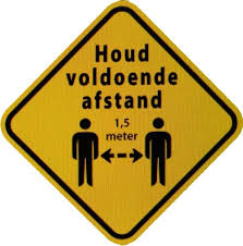 1,5 meter afstand
